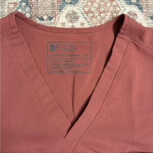 Pink Figs Catarina Scrub Top